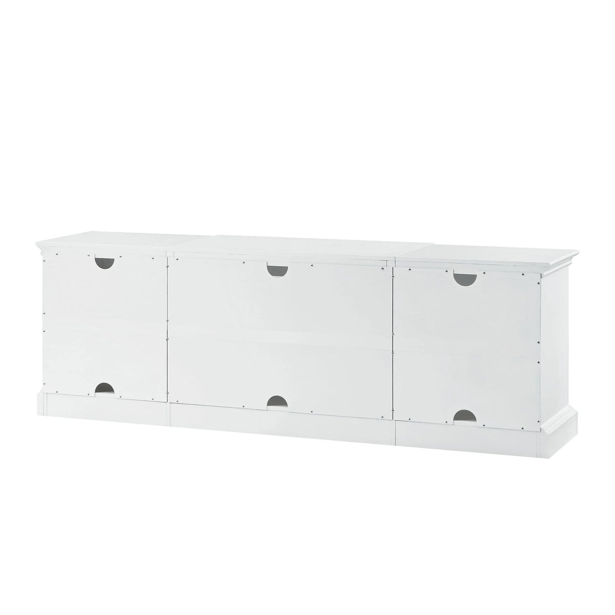 White Low Profile TV Stand O9294