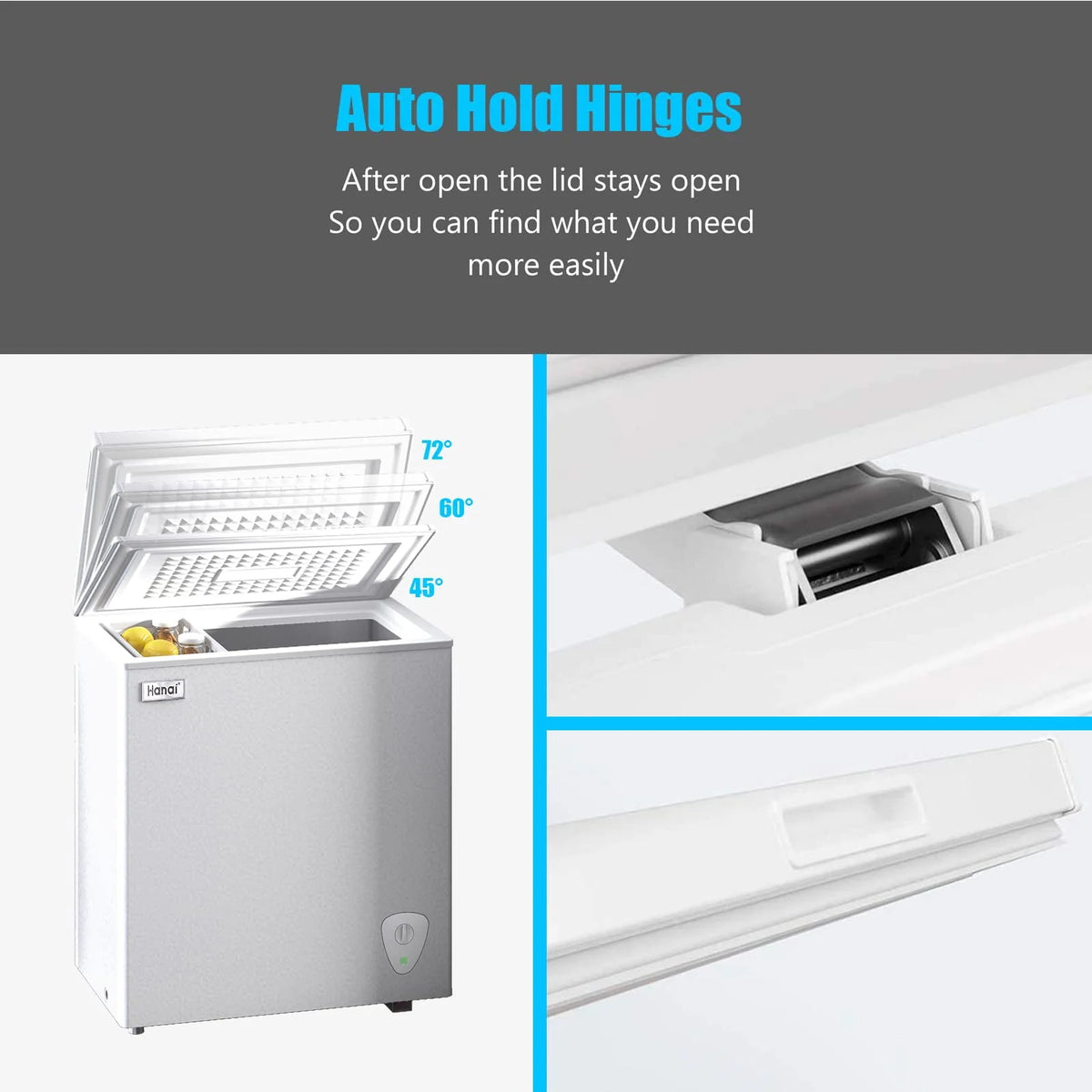 3.5 Cubic Chest Freezer with Storage Basket M42501