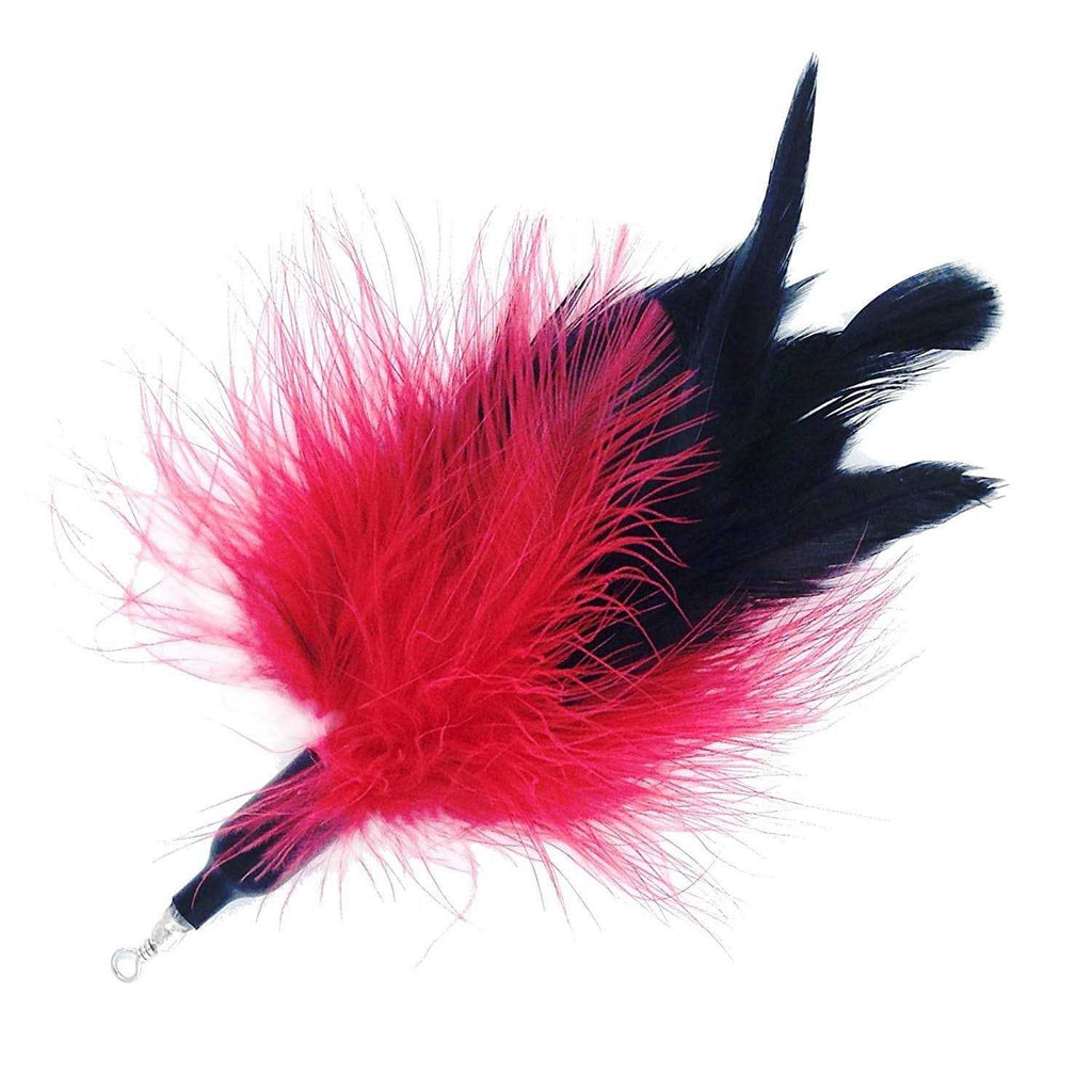 Retractable Interactive Cat Wand with Feathers P1305