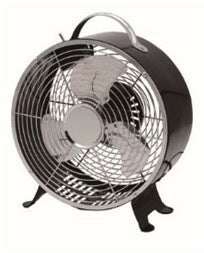 10'' Black Metal Drum Fan T960