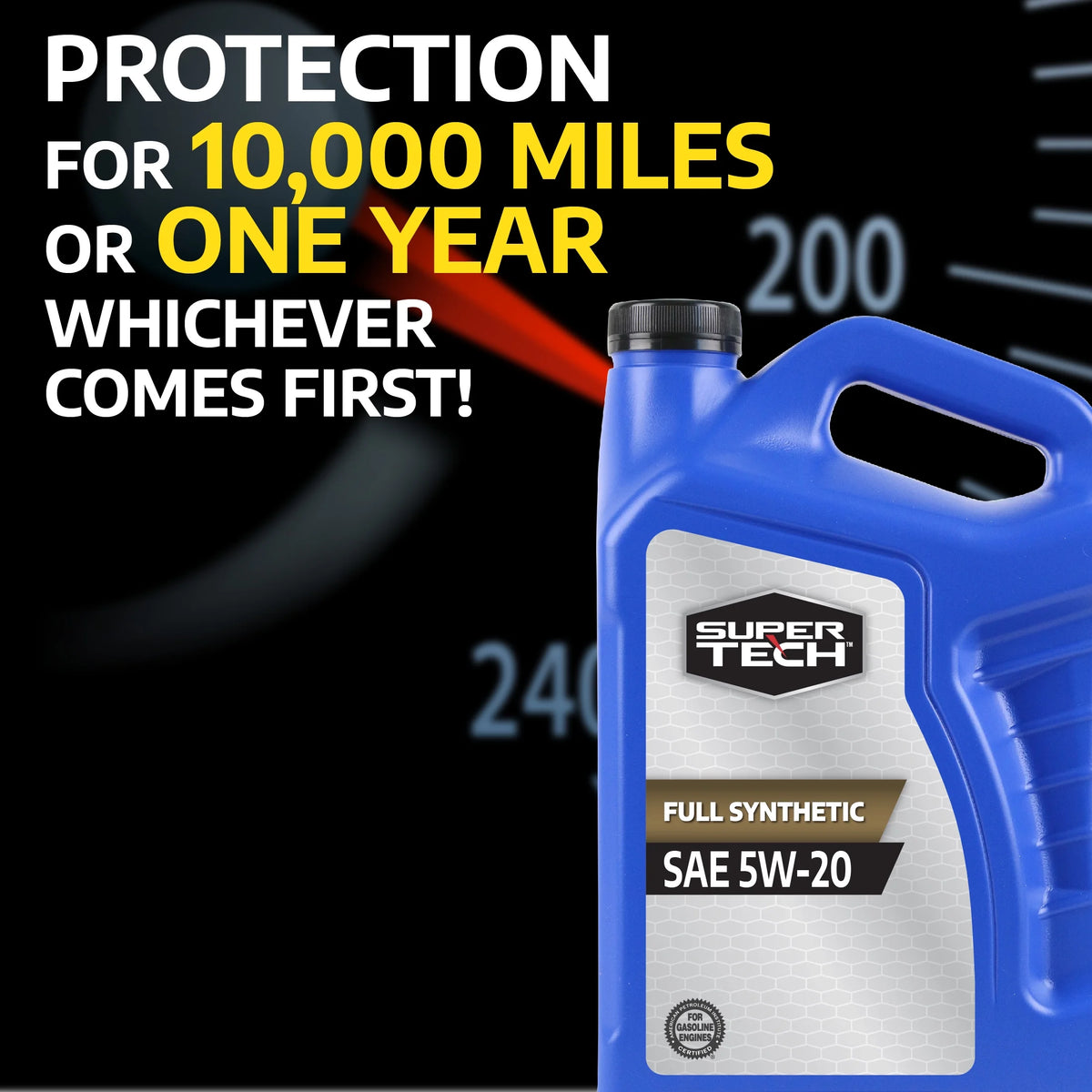 Full Synthetic SAE 5W-20 Motor Oil, 5 Quarts X8149