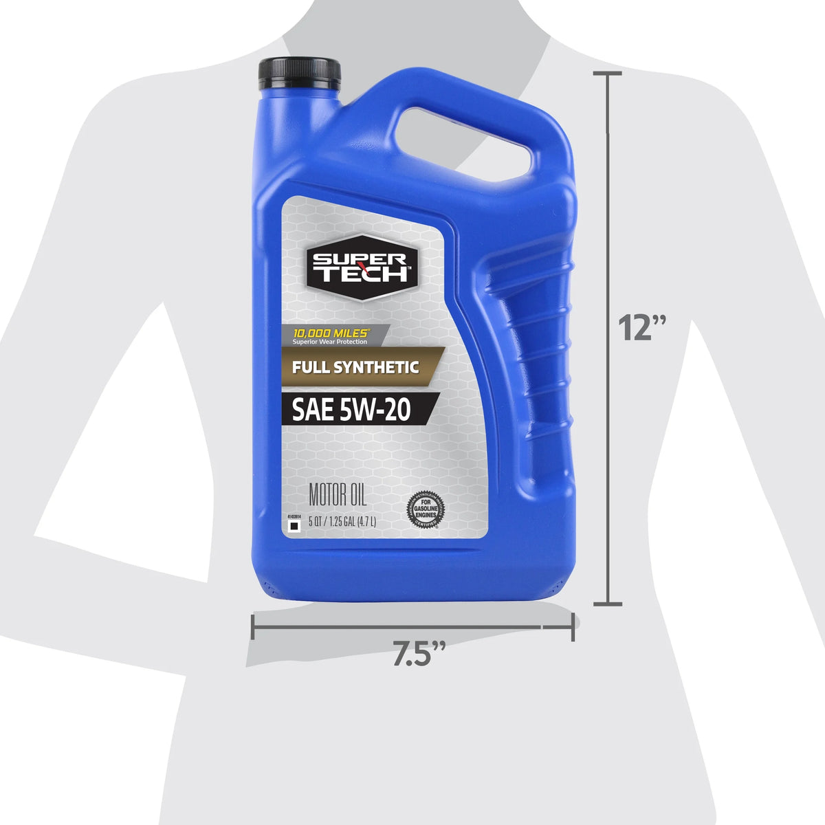 Full Synthetic SAE 5W-20 Motor Oil, 5 Quarts X8149