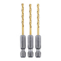 7/64 in. Titanium Drill Bit Set, 3-Piece T6470