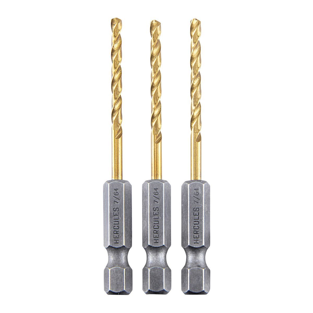 7/64 in. Titanium Drill Bit Set, 3-Piece T6470