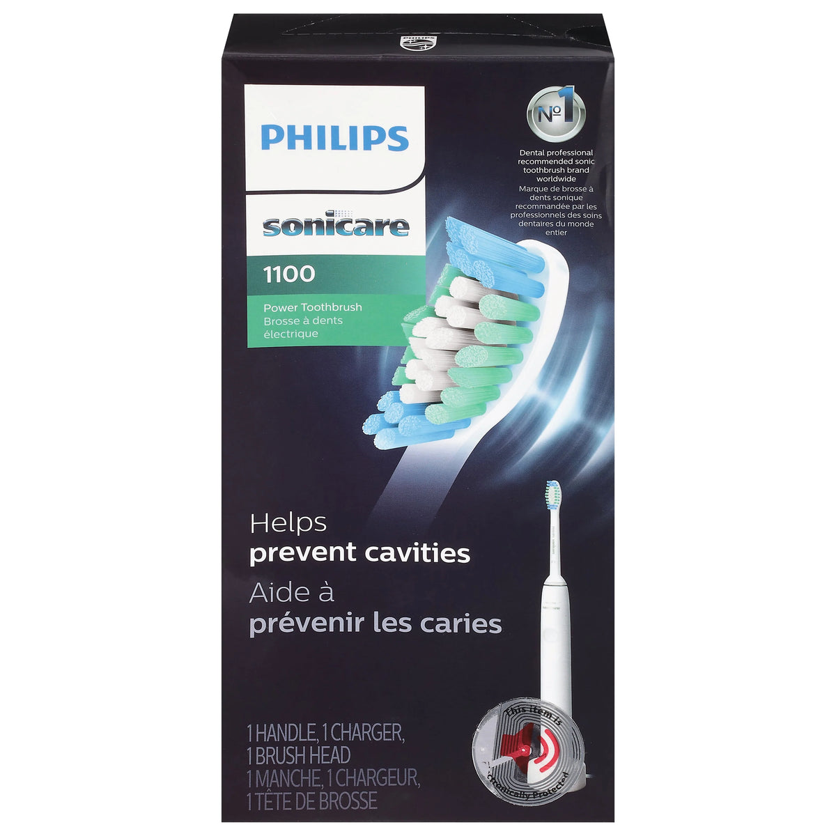 Rechargeable Electric Toothbrush White Grey F244329