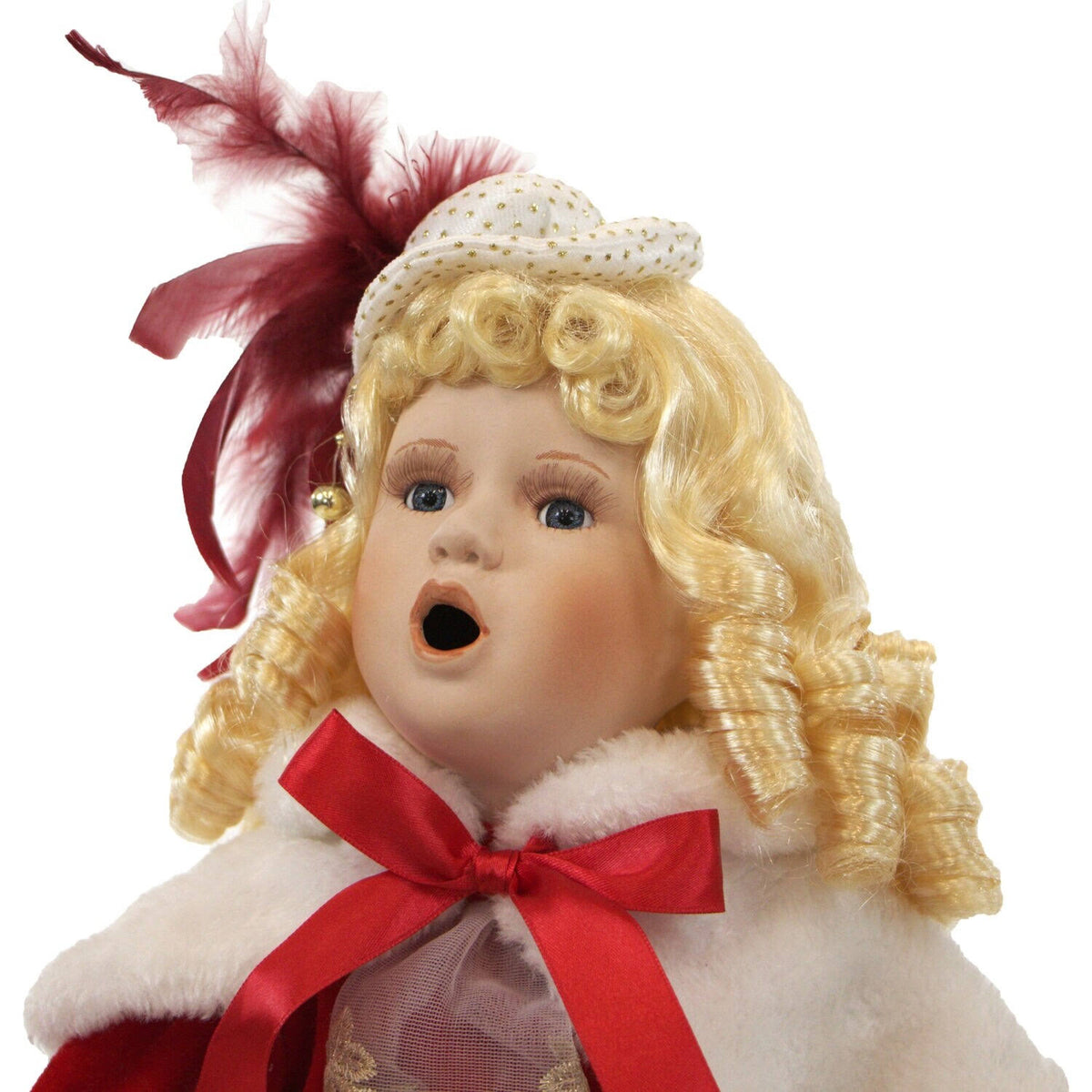 19 in. Christmas Caroler with Music and Motion S69889