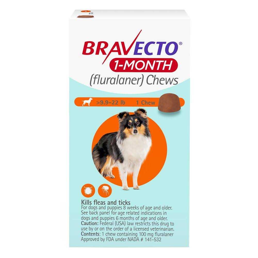 1-Month Chews for Dogs 9.9-22 lbs D4877