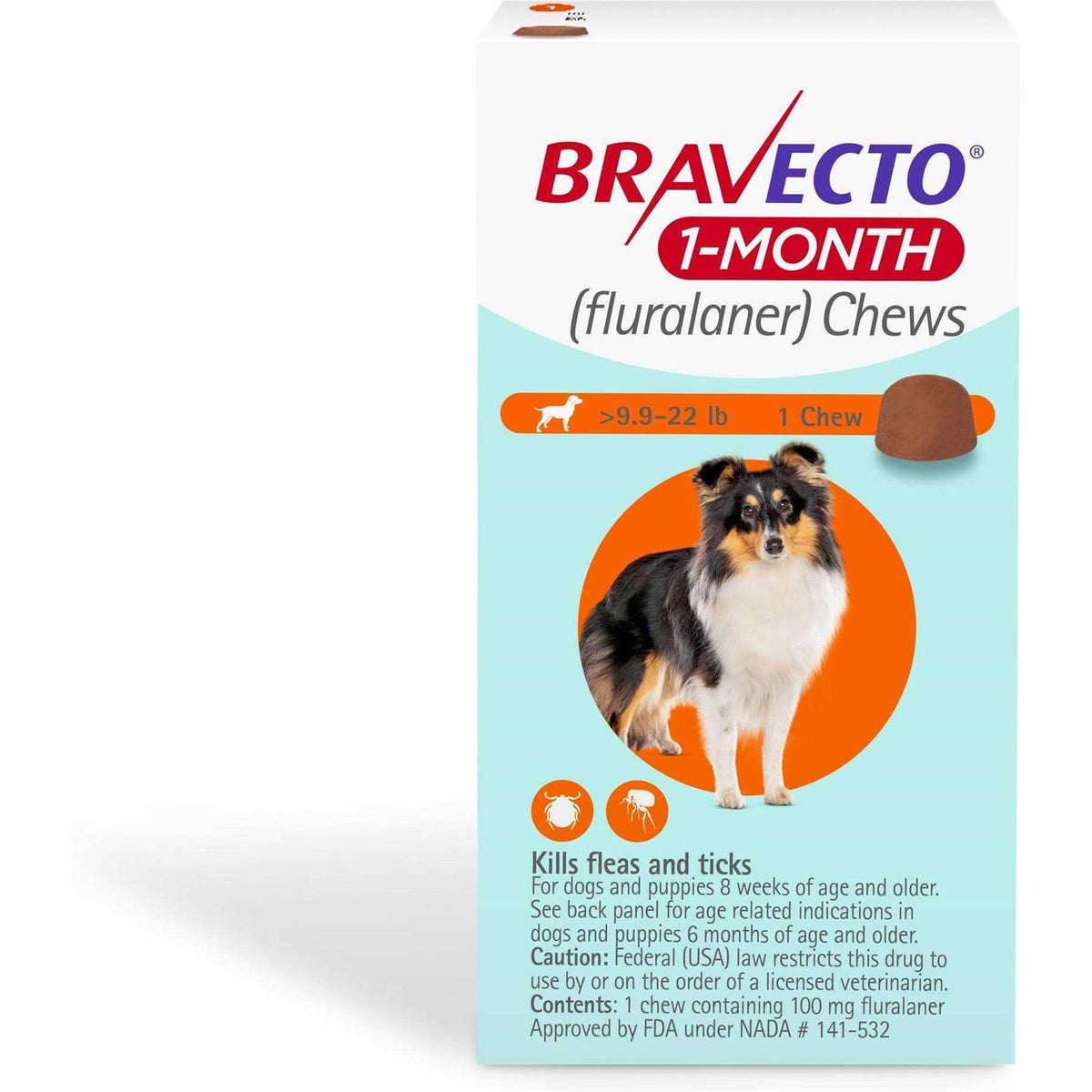 1-Month Chews for Dogs 9.9-22 lbs D4877