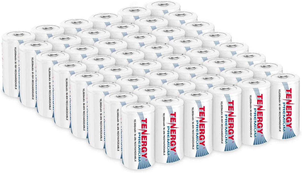 12 Pack D NiMH Rechargeable Batteries T586044