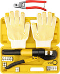 10 Ton Hydraulic Hand Crimper Tool for Stainless Steel Cable Railing Fittings Q774283