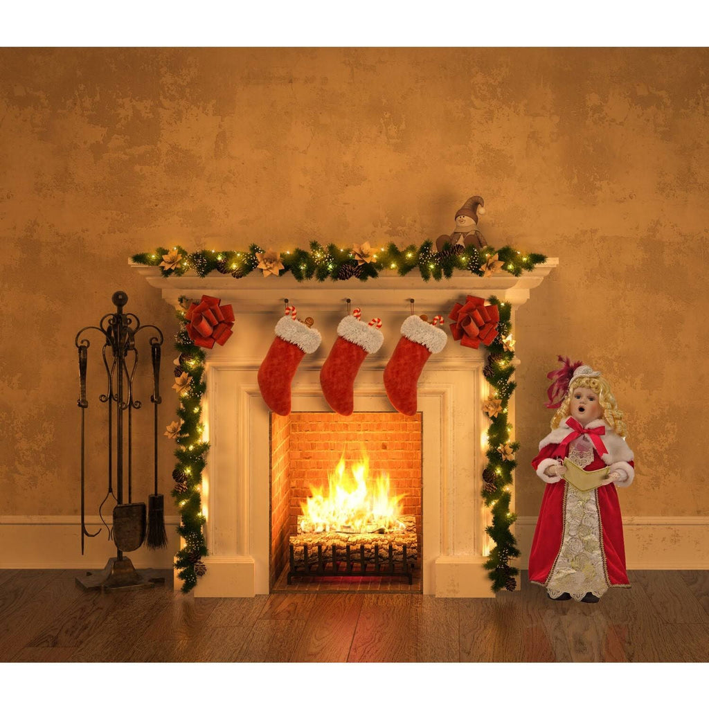 19 in. Christmas Caroler with Music and Motion S69889