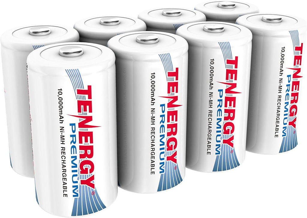 12 Pack D NiMH Rechargeable Batteries T586044