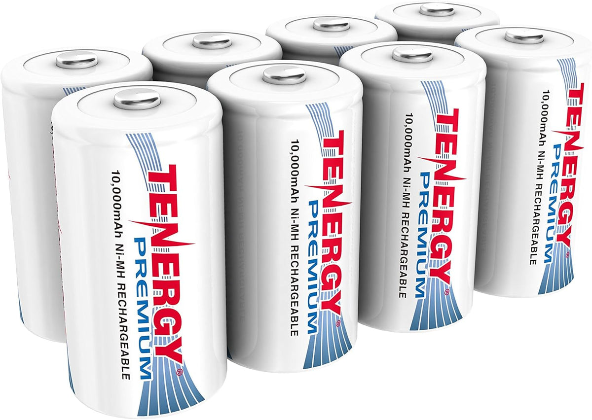 12 Pack D NiMH Rechargeable Batteries T586044