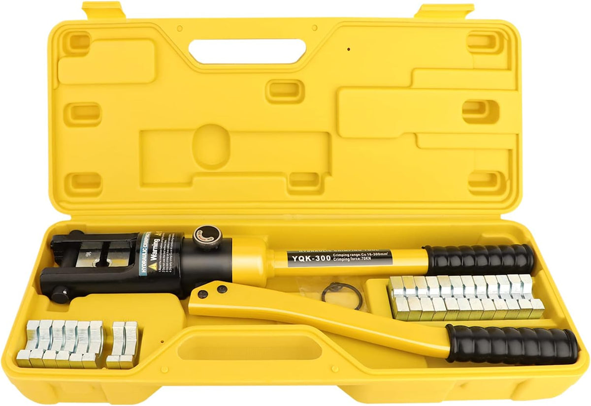 10 Ton Hydraulic Hand Crimper Tool for Stainless Steel Cable Railing Fittings Q774283