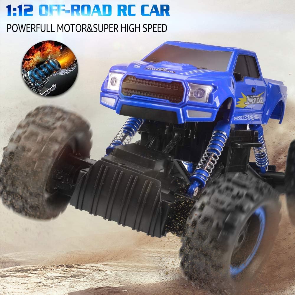1:12 Off Road 4WD Monster Truck RC Car with 2 Batteries I302872