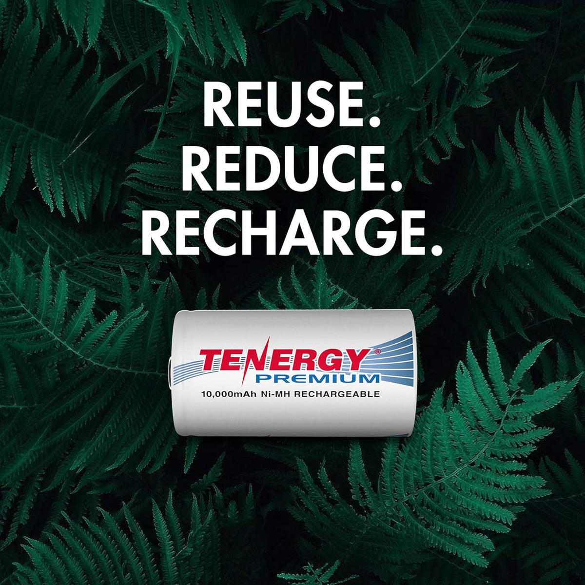 12 Pack D NiMH Rechargeable Batteries T586044