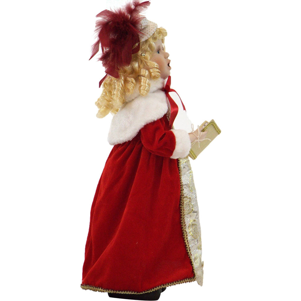 19 in. Christmas Caroler with Music and Motion S69889