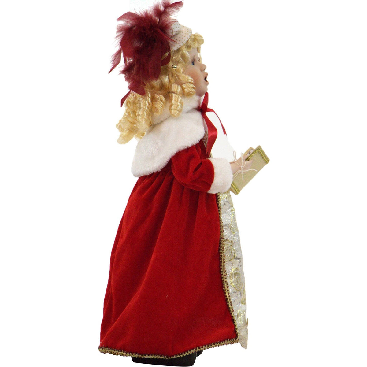 19 in. Christmas Caroler with Music and Motion S69889
