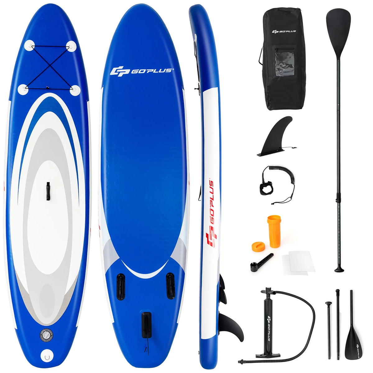 10' Inflatable Stand Up Paddle Board with Bag Paddle Pump J904158