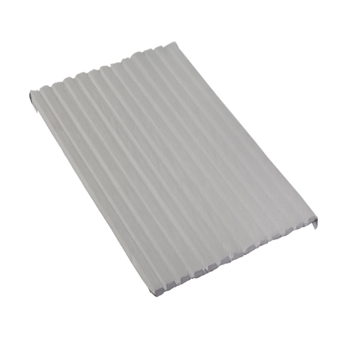 0.75” Vertical Mattress Support Wood Slats with Cover, Twin, Gray I295862