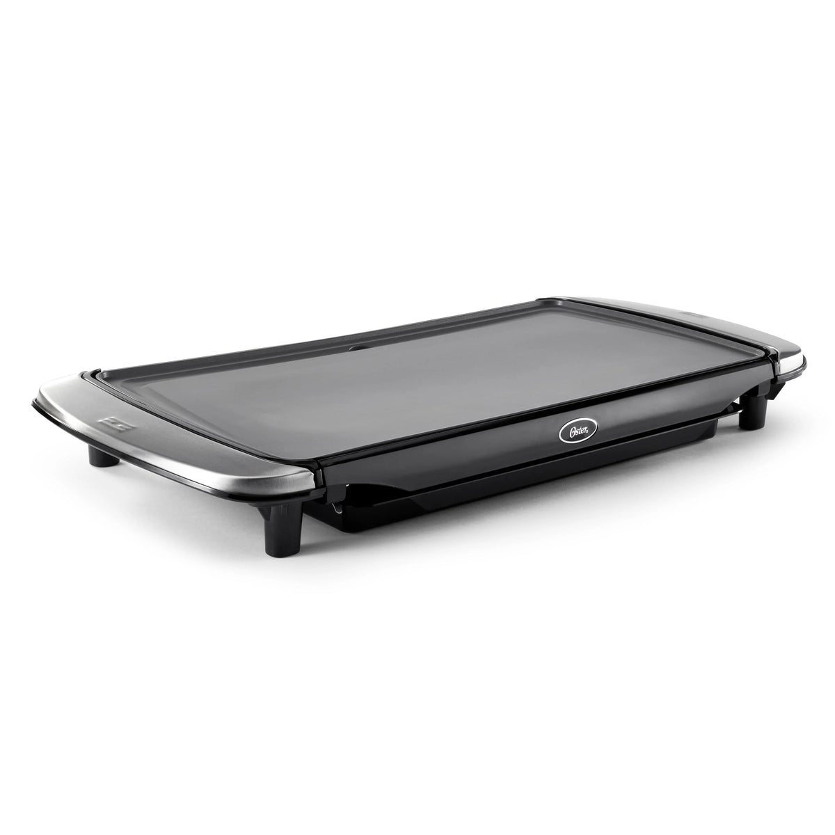 10-inch x 20-inch Nonstick Electric Griddle with Warming Tray, Black G396