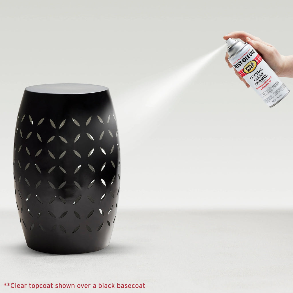 Clear Gloss Protective Enamel Spray Paint 12 oz P547
