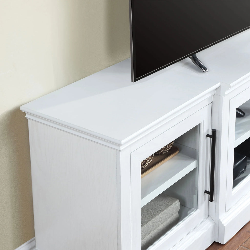 White Low Profile TV Stand O9294