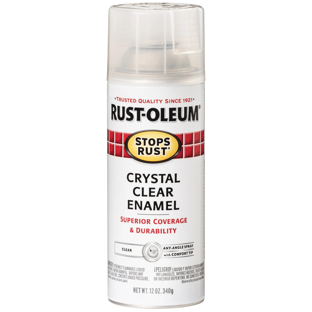 Clear Gloss Protective Enamel Spray Paint 12 oz P547